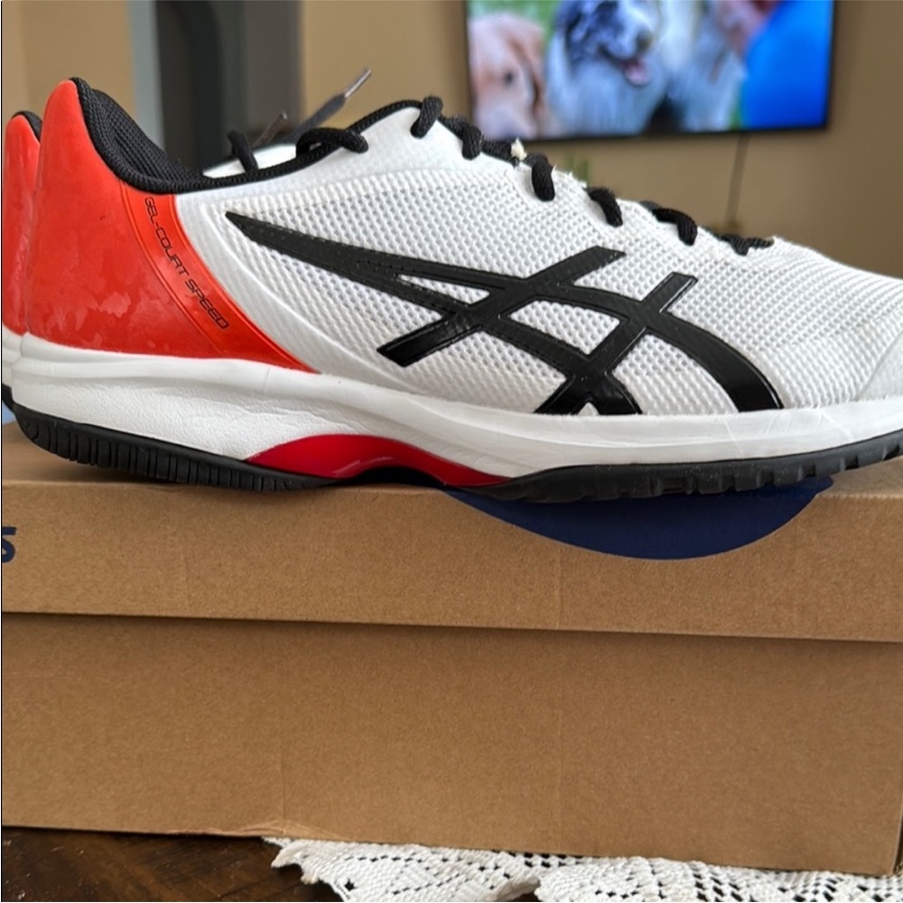 ASICS Men’s Gel-Court Speed sneaker Sz 10 - Picture 2 of 10